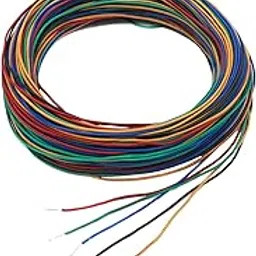 Electronic Spices Combo of 5 Type Wires 10 Meter Each (Red, Black, Yellow, Blue, Green)-image-92