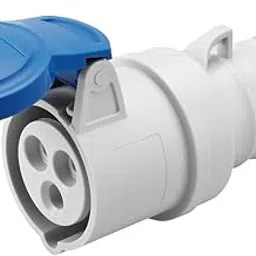 Gewiss GW62015H Low Voltage Screw Wiring Straight Connector, High Performance, IP44/IP54, 6 Reference, 2P+E Pole, 200V-250V, 32 A, 50 Hz/60 Hz, Blue-picture-49