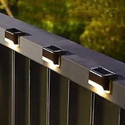 RP ENTERPRISE PARS Aluminium Solar Deck Lights Outdoor 4 Pack Solar Waterproof Led Solar Lights for Outdoor Stairs, Step, Fence, Yard, Patio, and Pathway-image-95