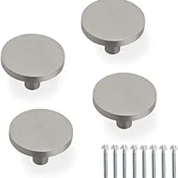 Allied Stainless Steel Round Knob | Suitable for Cabinet, Drawer | Pack of 4, SS Finish | 1.5" Round-picture-12
