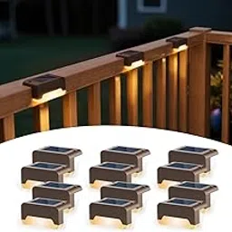 BRAVILO Solar Light Outdoor for Garden Waterproof & Auto On/Off LED Lamp Decorative Pathway Light for Home, Balcony, Yard, Lawn & Outdoor – Energy Saving Solar Powered Lamp (Standard 4)-image-98