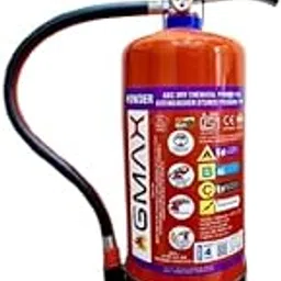 GMAX ABC Powder Type 4 KG Fire Extinguisher for Home | Fire Safety for All Types of Fire for Home, Office & Car | Fire Extinguisher for Office (ABC-4kg)-image-0