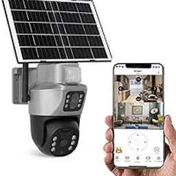 SC-02 4G LTE Solar Security Camera, 360-Degree PTZ Outdoor Camera with Night Vision, Two-Way Audio, Motion Detection, Mobile App Control, Cloud Storage-picture-31