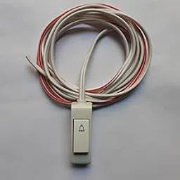 Hanging Bell Switch (Non Modular) Color- White with 1.5 Meter Wire Multicolored Complete Set of 1-image-2