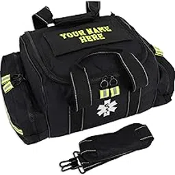 Lightning X Customizable Large EMT Medic First Responder EMS Trauma Jump Bag w/Embroidered Name - BLACK-picture-13