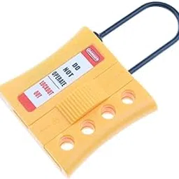 4-Hole Non Conductive Safety Dielectric Slider Fully Insulated Lockout Hasp|1 Piece Non Conductive Lockout Hasp|Other Locks| Facility Maintenance & Safety |Business & Industrial-picture-22