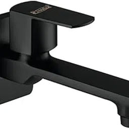 Exootica Matte Black Brass Long Body Bib Cock Tap with Wall Flange | Premium Wall-Mounted PVD Finish Faucet for Bathroom, Kitchen & Outdoor Use-image-21