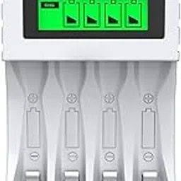 LRSA TECHNOLOGY PVT. LTD (ECR 11 MC) Ultra Fast Charger for Rechargeable Batteries AA & AAA Ni-mh, with LCD Display, Smart Charge Control System - (White)-picture-13