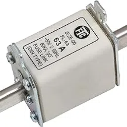 FTC - HRC FUSELINK 63AMP FL-00, SUITABLE FOR FBB100 & FBD125, 500V (DIN TYPE) PACK OF - 3 PCS-picture-13
