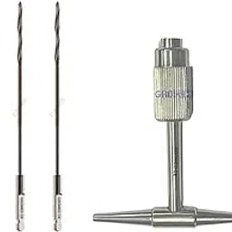 Gromed Ortho Quick Coupling (QC) T-Handle + 3Pcs (1.5+2.0+2.5mm) QC Drill Bit with Quick Coupling Shaft - Set of 4 Pcs, SS Orthopedic General Surgical Instruments-picture-19