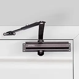 Plantex Aluminium Hydraulic Door Closer for Wooden Doors - Automatic Soft Close for Hotel/Home/Office - ISO 9001 Certified (MI-100, Capacity - 75 Kg, Brown)-image-11