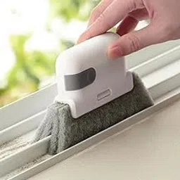 Polypropylene 2 in 1 Multifunctional Groove Cleaning Brush with Dust Collector for Window and Door Gaps, Sliding Tracks - Ideal Tool (2.)-picture-13