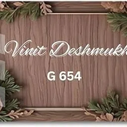 Royal Products -UV Print Name plate for home entrance Home name plate Door name plates Name Plate For Home Office-picture-17