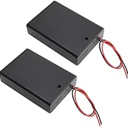 Battery Box for AA Batteries, 2, 3, 4, 2 Pieces, Battery Case, 3V/4.5V/6V, On/Off Switch, Lead Wire, AA Battery Box, Case, Battery Holder (3 Pack)-image-63