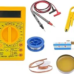 CRAFTS HAVELI Combo of Digital Tester Multimeter & Wire & Mini Wire Stripper, 4in1 Soldering Iron Accessories-image-27