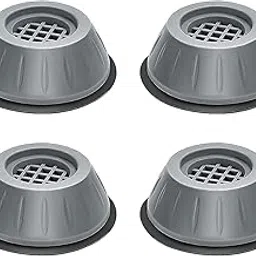 Toriox Non Vibration Pads for Washing Machine with Suction Cup Feet, Fridge Washing Machine Leveling Feet Anti Walk Pads Shock Absorber Furniture Lifting Base (Pack of 4)-picture-24