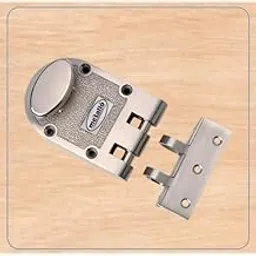 Metallo Plus Vertibolt 1CK Deadbolt for Main Door, Suitable for Right and Left Handed Doors, Inside Opening Wooden Door Lock with 3 Reversible Brass Keys (Stainless Steel, Ultra Key)-picture-22