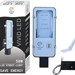 50 Watts LED Street Light with AUTO ON Off (Day Night) Sensor, Wall Mounted Clamp, Waterproof. (1, 50 Watt)-picture-17