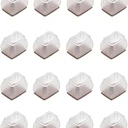 16Pcs Chair Leg Protector, Premium Furniture Leg Caps for Hardwood Floors, Noise Reducing Chair Leg Protector Caps for Home and Office Use, Fits Most Wooden Chairs,(Rectangle)-picture-23