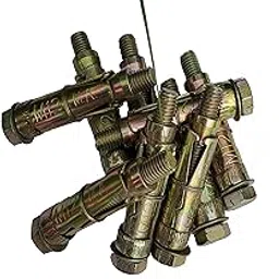 Pure Source India Anchor Fasteners,Size 12 mm, Pack of 4 PCS (Gold)-picture-10