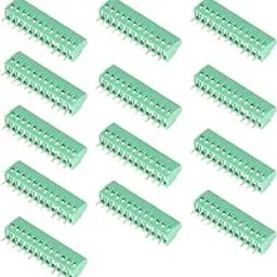 10pcs / Set Terminal Block Connector, 12 Pin 2.54mm Pitch Green PCB Universal Screw Terminal Block Connector PCB Terminal Block Connector Used in PCB Wiring-image-64