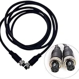 GX12 connectors with 2m PVC Cable GX12-2pin 3pin 4pin Butt Joint Extension Cable Male to Female Wire Diameter 6.7mm(5Pin Female Female)-picture-11
