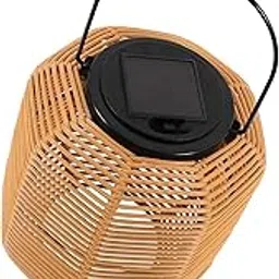 Waterproof Solar Hanging Garden Lights - Natural Vine Weave Lantern for Outdoor Path & Yard Landscape Decoration-image-9