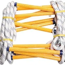 ECOMISTIQ® 16ft Escape Ladder Deploys Quickly Sturdy Reusable for Climbing Outdoor Home-picture-15