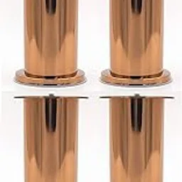 VMD, 2" Rose-Gold Modern Style Furniture S.S Table & Sofa Legs Perfect for Coffee Table, Dining Table, Designer Desk, Nightstand, 55mm Diameter (Pack of 4)-picture-19
