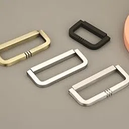 jwl Kadi Brass Finish Handle Drawer OR Cabinet Drawer Pull 3 INCH Pack of 2 Piece (Black, 2)-image-2