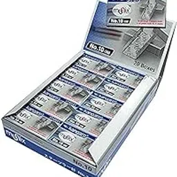 generic Kangaro Desk Essentials NO. 10-1M Heavy Duty Steel Wire Staple Pins | 1000 Staples | Perfect for Office, Home & School | Pack of 20-picture-18