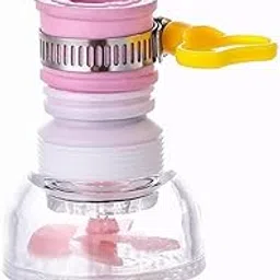 Kitchen Sink Tap Extender, Flexible Anti-Splash Water Saving Movable Faucet, Multicolour image 1