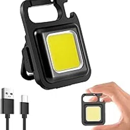 Diazola Mini Torch Light with Keychain & Magnet& Stand, Waterproof Super Bright Torch Rechargeable Emergency Flashlight with Aluminum Alloy Shell for Camping Outdoor-picture-62