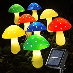 Zyvola Solar Mushroom Pathway Lights: 8 Modes Garden Decor for Festive Events & Outdoor Ambiance-image-62