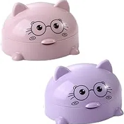 Cartoon Soap Holder Box with Lid | Cute Bathroom Soap Dish with Cover | Leakproof Travel Soap Case for Home, Kitchen & Bathroom | 6 Months Replacement Warranty-picture-13