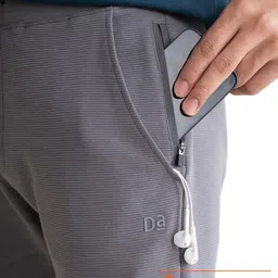 damensch Men’s Regular Fit Ottoman Joggers | Stylish Joggers for Casual Wear image 2