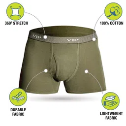vip Men's Cotton Solid Trunks image 4