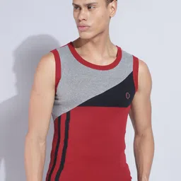 Dollar Bigboss Men Pack Of 3 Assorted Racerback Styled Gym Vests image 4