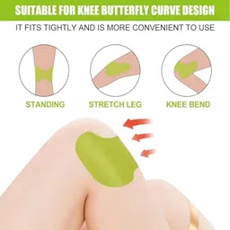 amazheal Herbal Knee Pain Relief Patches | Instant Relief for Knee, Joint & Muscle Pain | Natural Wormwood Extract & Eucalyptus (20 Patches) (Pack Of 1) image 5