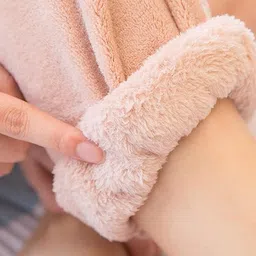 tranding-outfit Women's Fur Winter Woolen Velvet Touch Bottom Pant with Fleece/Warm/Plus Size/Lounge Pants/Night Pants/Sleeping Wear (sky blue brown gray peach khaki Relaxed image 3