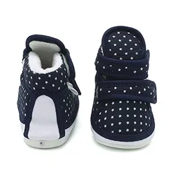 chiu Baby Boy's and Baby Girl's Modern Shoes -21-24 Months, Blue image 3