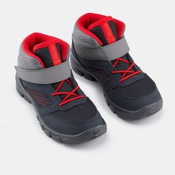 Quechua By Decathlon Kids Navy Blue Textile Trekking MH100 Non-Marking Shoes-picture-19