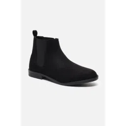 Van Heusen Women Black Solid Chelsea Boots image 1
