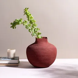 nestroots Brown Textured Abstract Shaped Vases-image-15