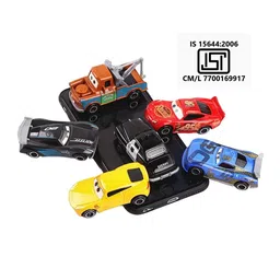 ADKD Kids Set Of 6 Mini Metal Car Toy Vehicle image 2