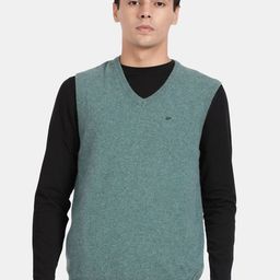 t-base V-Neck Woollen Sweater Vest-picture-38