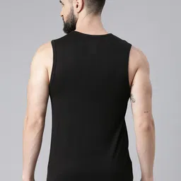 Force NXT Typography Printed Super Combed Cotton Muscle Innerwear Vest image 3