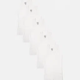 Lux Cozi Boys Pack Of 5 Cotton Innerwear Vests image 1