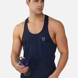 SG Round Neck Sleeveless Gym Vests image 1
