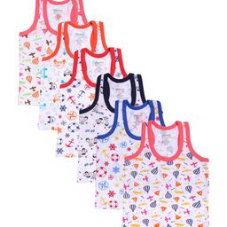 Bodycare Kids Infant Boys Pack Of 6 Assorted Cotton Innerwear Vests-picture-8